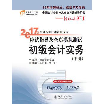 东奥初级会计2017  轻松过关1 2017年会计专业技术资格考试应试指导及全真模拟测试 初级会计实务下册PDF,TXT迅雷下载,磁力链接,网盘下载