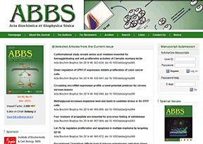 《生物化学与生物物理学报》官网