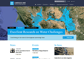联合国教科文组织国际水教育学院官网