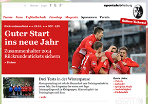 弗赖堡足球俱乐部官方网站