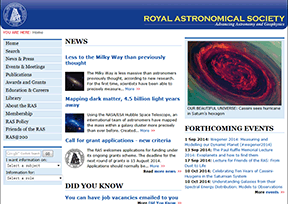 英国皇家天文学会官网