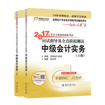 东奥中级会计 轻松过关1 东奥会计 2017年会计专业技术资格考试应试指导及全真模拟测试 中级会计实务上下册PDF,TXT迅雷下载,磁力链接,网盘下载