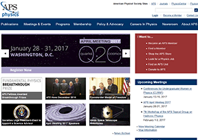美国物理学会_APS官网