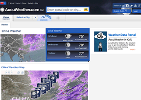 AccuWeather官网