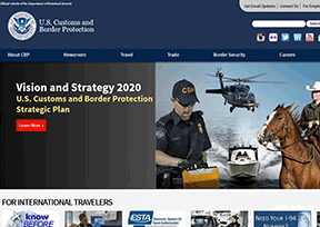 美国海关及边境保卫局官网