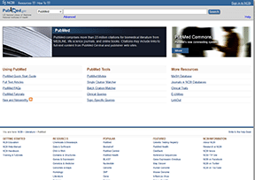 PubMed官网