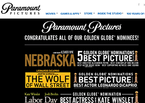 派拉蒙影业公司官网