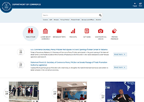 美国商务部官网
