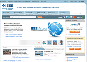 IEEE电气电子工程师学会官网