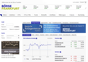 法兰克福证交所（FWB）官网