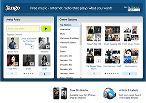 Jango音乐电台官网
