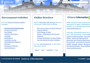 爱尔兰政府官网