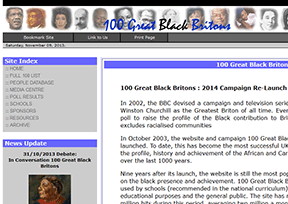 100位伟大的英国黑人官网