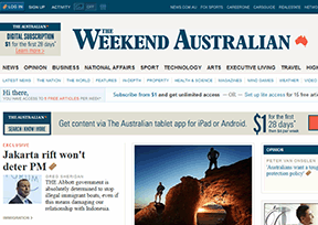 《澳大利亚人报》（The Australian）官网