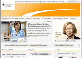 德国联邦教育与研究部官网