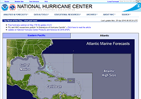 美国国家飓风中心官网